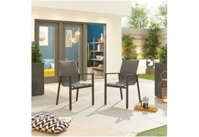 Nova Roma Dining Chair (Pack of 4) Grey