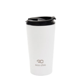 Eco Chic White Thermal Coffee Cup (N21)