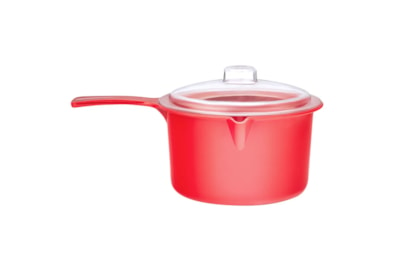 Easy-cook Saucepan & Lid Red Small 0.6lt (NS613R)