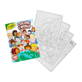 Crayola 48pg Colours of the World Colouring Book (921373.012)