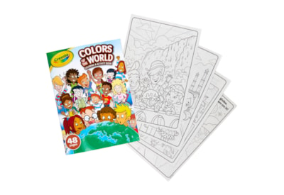 Crayola 48pg Colours of the World Colouring Book (921373.012)