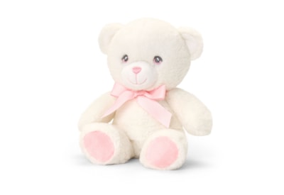 Keel eco Baby Cream Bear With Ribbon Assorted 15cm (SE1424)