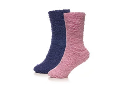 Ladies 2pk Teddy Socks (SK1275)