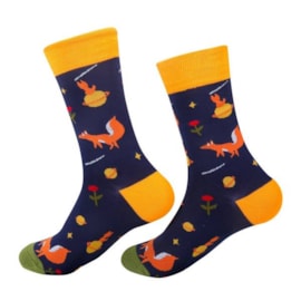 Eco Chic Orange Fox Bamboo Socks 4-8 (SK21OR)