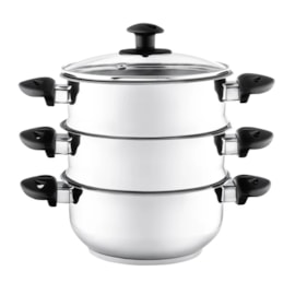 Supreme 3 Tier Stainless Steel Steamer 20cm (SS212)