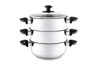 Supreme 3 Tier Stainless Steel Steamer 20cm (SS212)