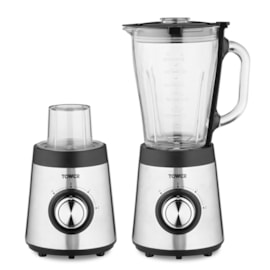 Tower Glass 500w Blender with Mill 1.5ltr (T12073)