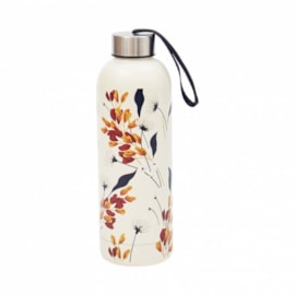 Eco Chic Beige Flowers Thermal Bottle (T44)