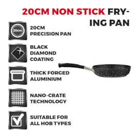 Tower Precision Non Stick Frying Pan 20cm (T900112)