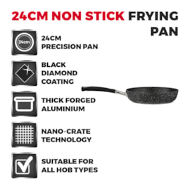 Tower Precision Non Stick Frying Pan 24cm (T900113)