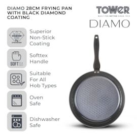 Tower Diamo Frying Pan 28cm (T900136)