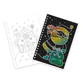 Eurowrap Christmas Scratch Art Book (X-34051-SAC)