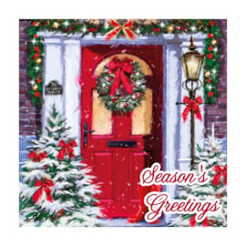 12pk Xmas At Home Cards (X-34193-BC)