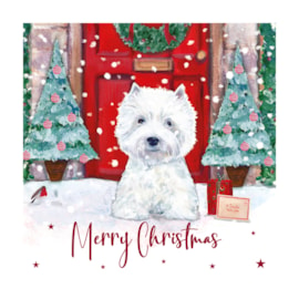 12pk Westie White Kraft Cards (X-34223-BC)