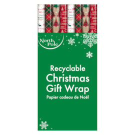 Eurowrap 7m Sim Kraft Gift Wrap (X-34283-GWC)