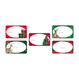 50 Traditional Sticker Gift Tags (X-34505-GTC)