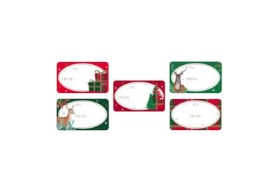 50 Traditional Sticker Gift Tags (X-34505-GTC)