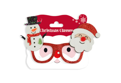 Eurowrap Christmas Character Glasses Asst (X-34611-GLASC)