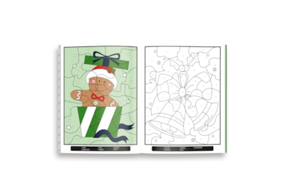 Eurowrap Christmas Colour By Numbers Book (X-34707-CBNC)