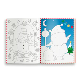 Eurowrap Christmas Sticker By Numbers Book (X-34710-MOSC)