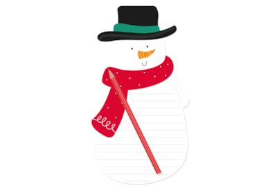 Eurowrap Christmas Santa & Snowman Notepads (X-34749-NTC)