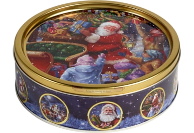 Jacobesens Nost Santa Ast Cookie Tin 340g (X3146)