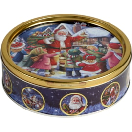 Jacobesens Nost Santa Ast Cookie Tin 340g (X3146)