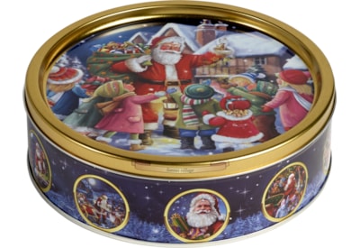 Jacobesens Nost Santa Ast Cookie Tin 340g (X3146)