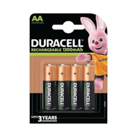 Duracell Rechargable Plus Aa Battery 1300mah 4s (DURHR6B4-1300SC)