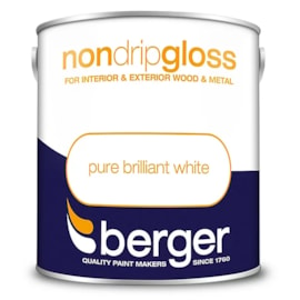 Berger Non Drip Gloss Brilliant White 2.5lt (5026207)