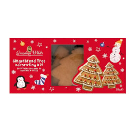 G Wilds Gingerbread Tree Decorating Set 99g (X1903)