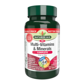 Natures Aid Complete Multi-vitamins & Minerals A-z 90s (16722)