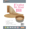 Planit Make & Bake Cake Tin Liner 8" (MBCT8PT)