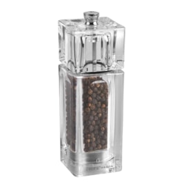 Cole & Mason Cube Pepper Mill Clear Precision 145mm (H33501P)