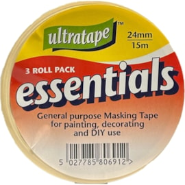 Ultratape Masking Tape 24mm x 15m - 3 Pack (RT0710-2215-3)