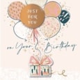 Ling Design Birthday Balloons Birthday Card (PCER0001)