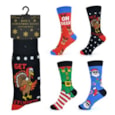 Mens Cotton Rich Christmas  Socks (SK028C)