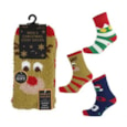 Mens Christmas Cosy Design Socks (SK881)