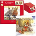 Giftmaker Square Donkeys Cards 10's (XANGC836)