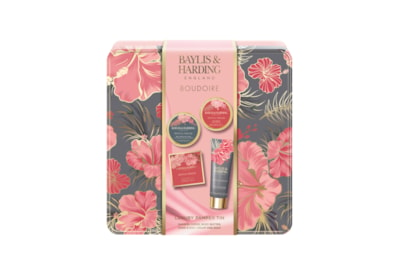 Baylis & Harding Boudoire Luxury Pamper Tin Gift Set 4pc (BD24TIN)