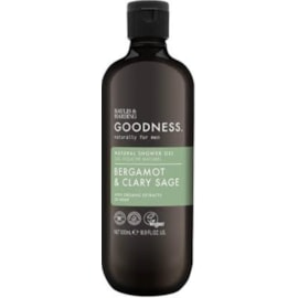 Baylis & Harding Goodness Mens Shower Gel Bergamot Clary Sage 500ml (GMRSGBCS)