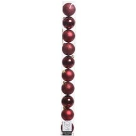 Shatterproof Baublesx10 Oxblood 60mm (020173)