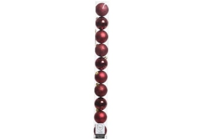 Shatterproof Baublesx10 Oxblood 60mm (020173)