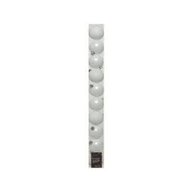 Shatterproof Baublesx10 Winter White 60mm (020174)