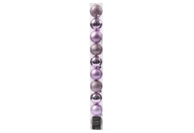 Shatterproof Baublesx10 Lilac Breeze 6cm (022479)