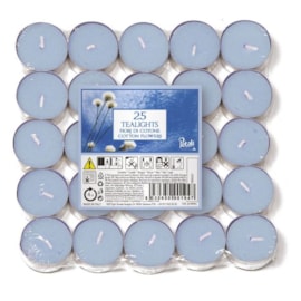 Prices Petali Tealights Cotton Flowers 25's (022484D)