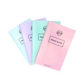 Silvine Modern Clasic Memo Book Pastel Assorted Colours (042PS)