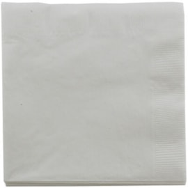 Amscan Lunch Napkin Frosty White 50s (61215-08)