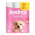 Andrex Toilet Roll P O A R White 24s (10049)