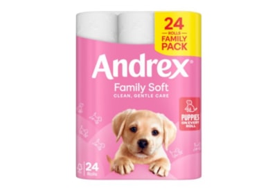 Andrex Toilet Roll P O A R White 24s (10049)